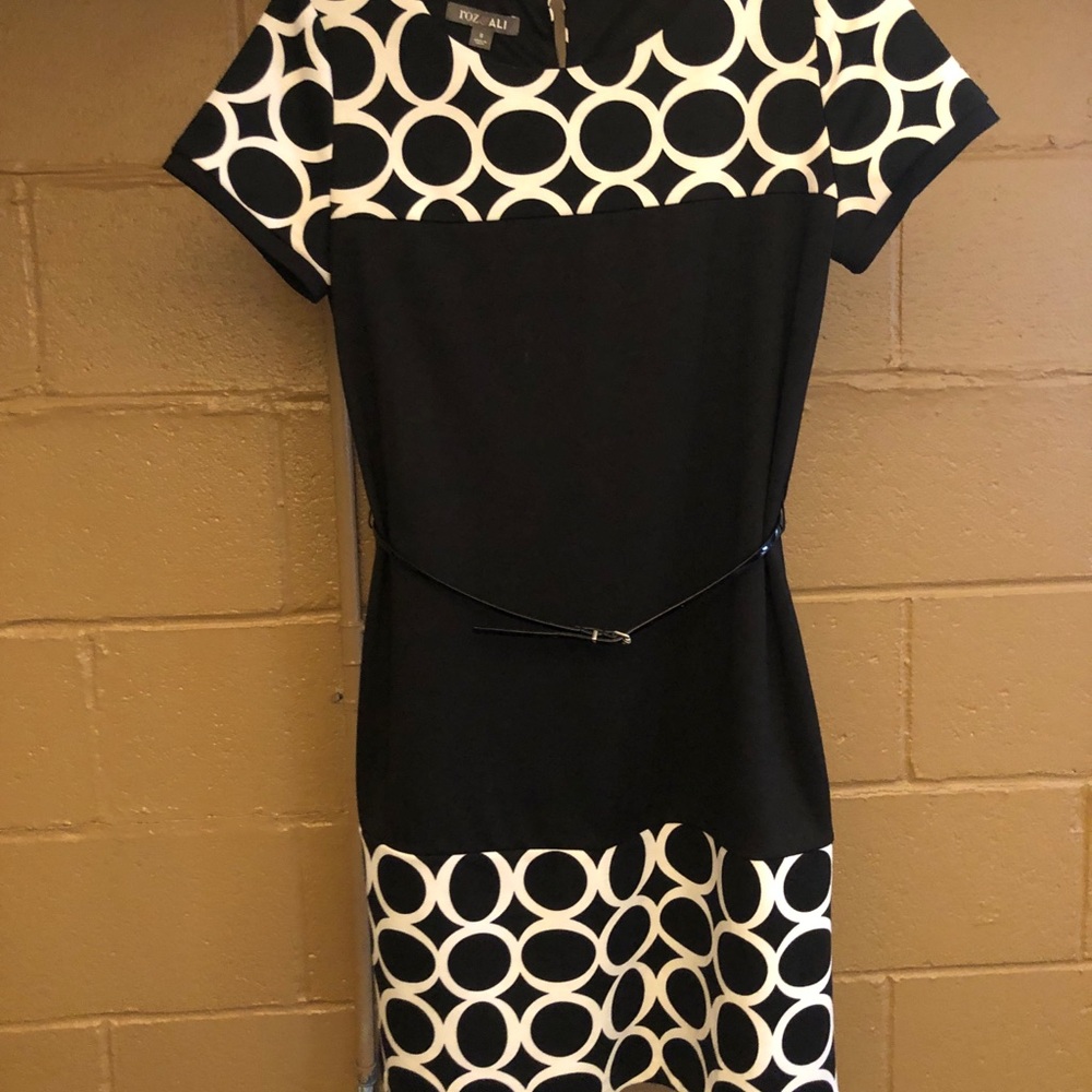 Black Belted Dress